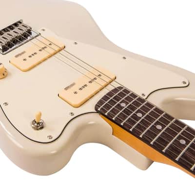 Vintage V65 ReIssued Hard Tail Electric Guitar - Blonde (V65HBLD) image 11