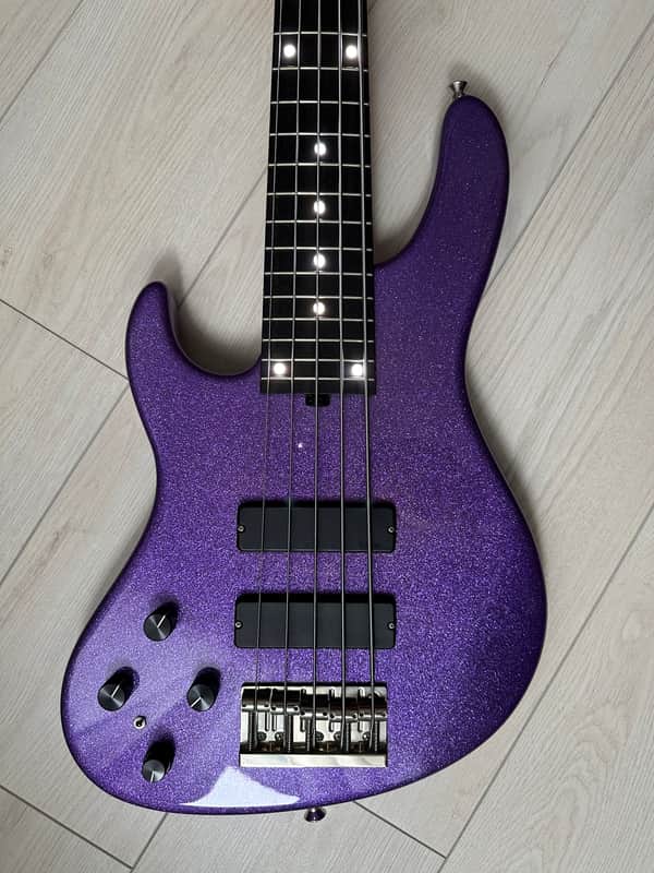 Sadowsky NYC Modern 5 - purple sparkle lefty lefthand image 1