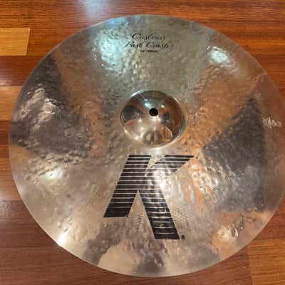 Zildjian 16" K Custom Fast Crash Cymbal 2003 - Present - Brilliant image 1