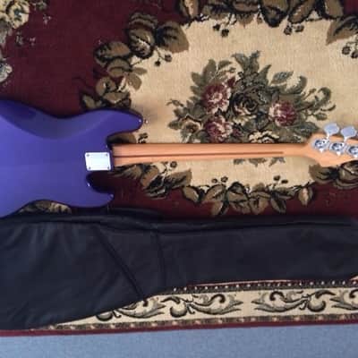Fender JAZZ BASS  Purple / Black LEFTY  MADE IN MEXICO LEFT HANDED LH image 4