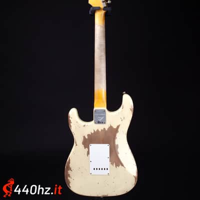 Fender Custom Shop Limited Edition 60 Dual-Mag II Stratocaster Super Heavy Relic Aged Vintage White 1960 image 6