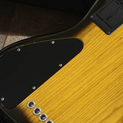 Warmoth 5 String Bass with Bartolini's Sunburst + GB image 14