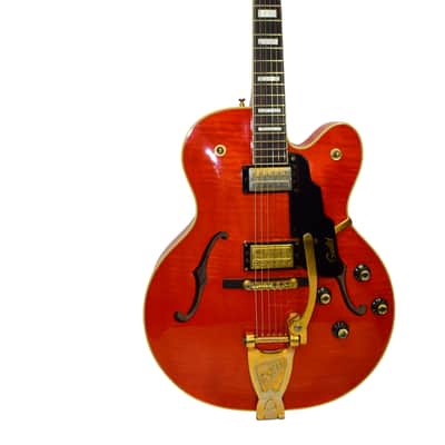 Guild X-170T "Manhattan" Hollow-Body Electric Guitar, Tennessee Orange image 1