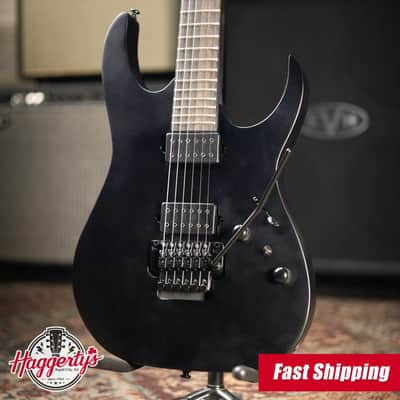 Ibanez RGRB620 Iron Label Electric Guitar - Black Flat image 1