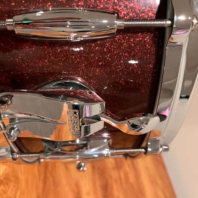 Gretsch USA Custom Snare 6.5x14 - Burgundy Sparkle image 10