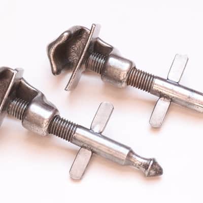 Ludwig Bass Drum Pedal, Cymbal Striker, Clanger Cymbal w/Script Logo Holder, Bass Drum Spurs /  1920s-1930s Traps Era / INSPECTED & TETSTED image 10