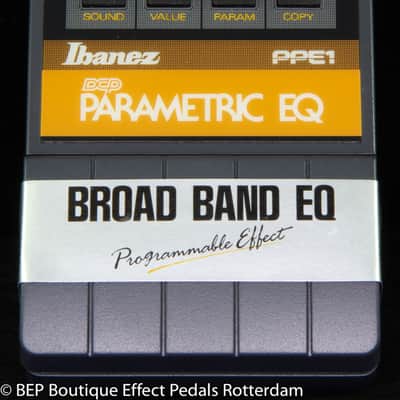 Ibanez PPE-1 DCP Parametric EQ 1989 s/n 211617 Japan mounted with 5x JRC4558D op amps image 4