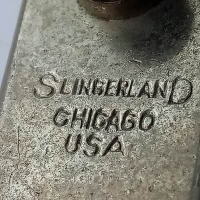 Slingerland Snare Drum Strainer#673 Chicago USA Parade/Marching Nickel Vintage30 image 2