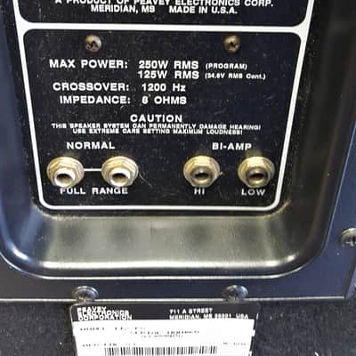 Peavey Model 112PS Bi-Amp 250 Watt 1x12" Speaker Precision Transducer Cabinet image 2
