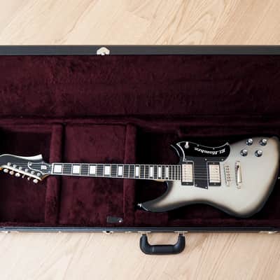 2015 Bilt El Hombre Deluxe Electric Guitar Silverburst Lollar Imperials Ebony Fretboard w/ohc image 17