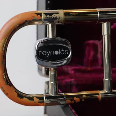 1973 Reynolds Medalist Tenor Student Trombone w/case and mouthpiece image 4