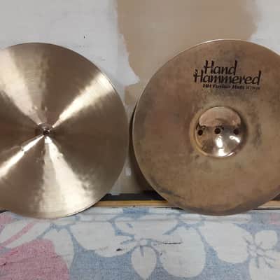 Sabian 14" HH Hand Hammered Fusion Hi-Hat Cymbals (Pair) 1992 - 2015 - Natural image 12