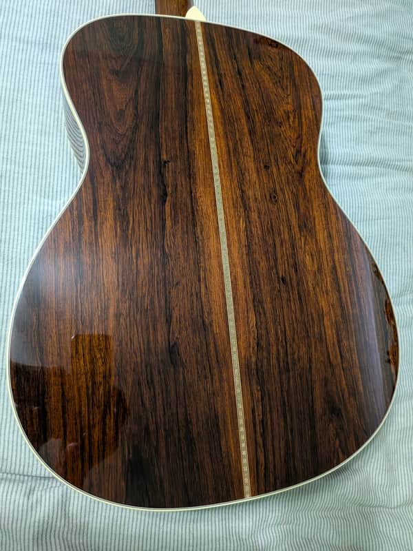 Bourgeois JOM Vintage AAAA Madagascar/Adirondack almost mint Baggs Anthem With soundhole mic and preamp image 1