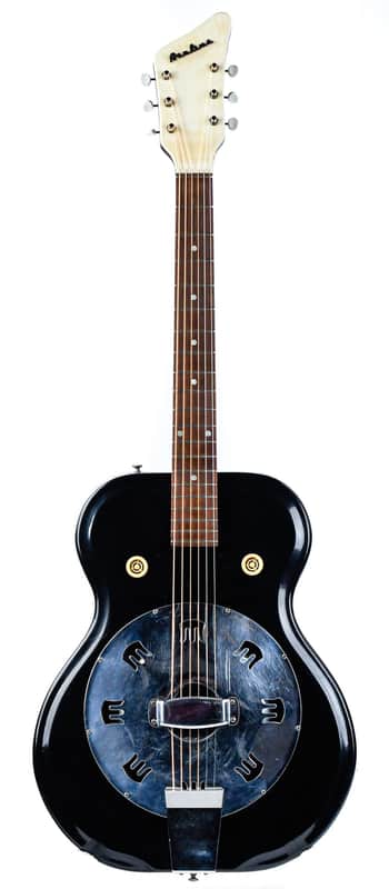 National Airline Folkstar Resonator Ebony Early 60s image 1