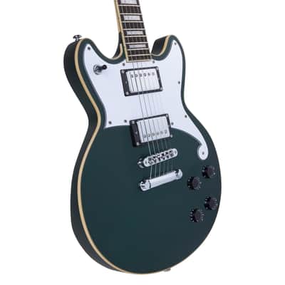 D'Angelico DAPBRISHGCS PREMIER BRIGHTON Double Cutaway Solid Body 6-String Electric Guitar w/Gig Bag image 2