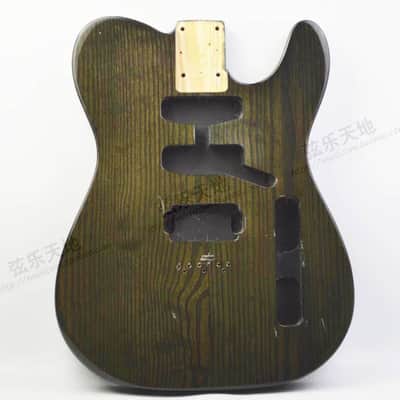 HSS Telecaster Tele Style Guitar Body in Dark Green image 4
