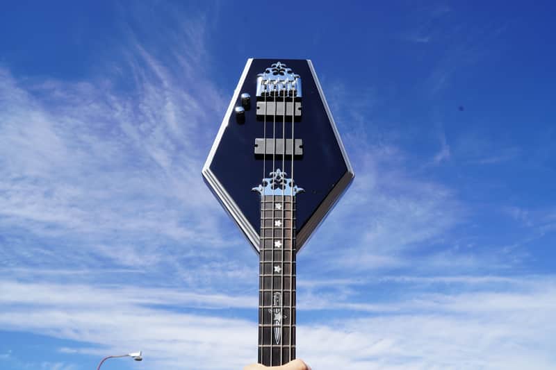 Schecter DIAMOND SERIES Sean Yseult Casket Bass - Gloss Black 4-String Electric Bass Guitar image 1