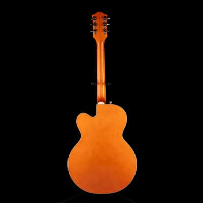 Gretsch G6120T-59 Vintage Select '59 Chet Atkins Hollow Body Lacquer Vintage Orange Stain with Case image 10
