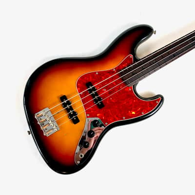 Fender Jazz Bass JB-62 Fretless Sunburst 1993-1994 made in Japan image 3