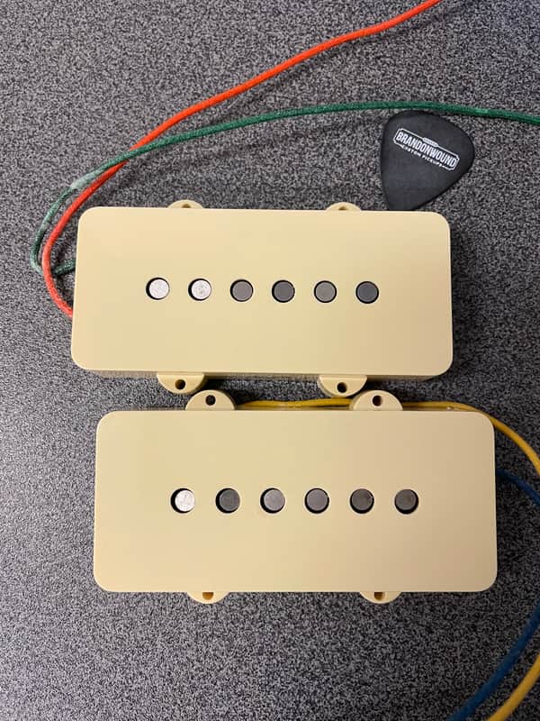 Noiseless Jazzmaster Pickup Set - Brandonwound Pickups image 1