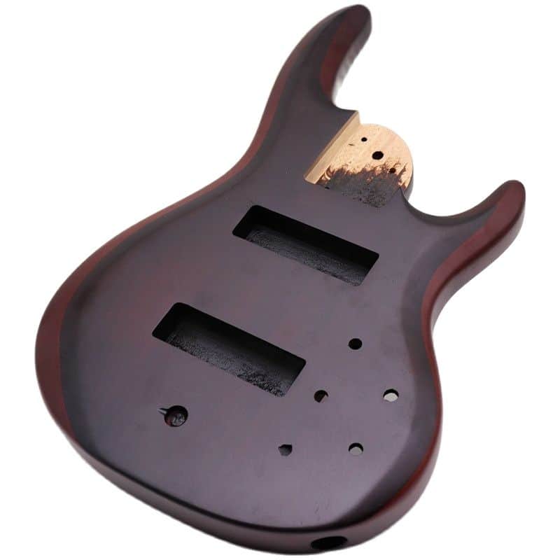 hickory skin electric bass guitar body image 1