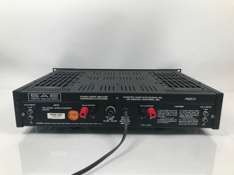 Vintage SAE A201 Dual High Resolution Power Rackmount | Reverb