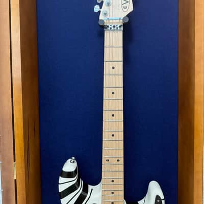 EVH Black and White Striped Series Solid Body 2020’s - Hand Rubbed Oil image 3