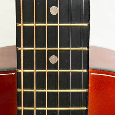 1970s Kay K-72S Starter Series Parlor Guitar Sunburst – Perfect Traveler image 6