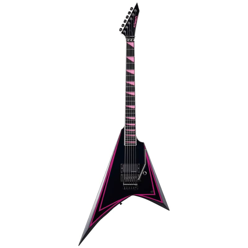 ESP Edwards E-AL-166 Pink Sawtooth Alexi Laiho Signature Electric