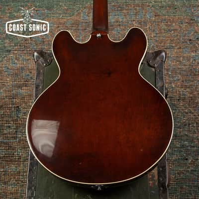 1990 Epiphone Casino Sunburst Pre-Elitist made in Japan w/hard case image 8
