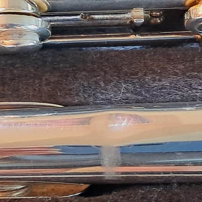 Armstrong 104 Student Model Flute with C Foot, Offset G - Silver-Plated image 9