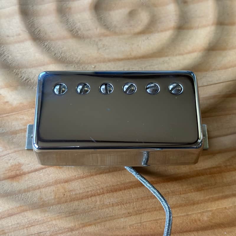Vintage 1970's or 1980's Gibson Pat. No. 2,737,842 Humbucker Pickup - Chrome image 1