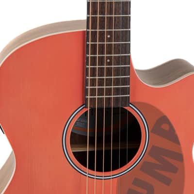 Ovation Applause Jump OM Cutway Electric Peach (AEO-69-O) image 10