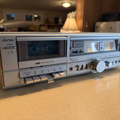Vintage Toshiba Aurex Cassette Tape Player Deck PC-X12 Full Fresh Service X Rare image 4