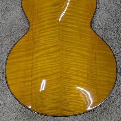 Very nice Carved Top 16" Archtop Acoustic/Electric Spruce & Maple Guitar + Case image 7
