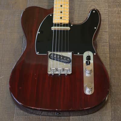 Vintage! 1978 Fender Telecaster Electric Guitar Wine Red + OHSC image 2