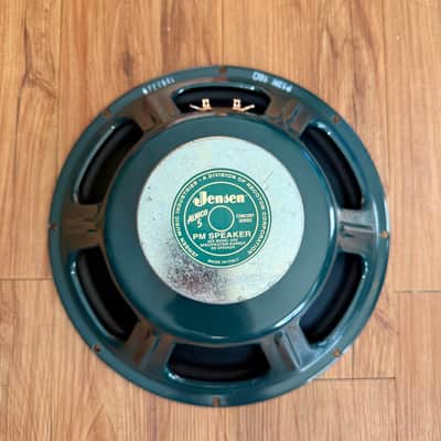 Jensen P12N No Bell Vintage Alnico 12" 50-Watt 16ohm Guitar Speaker 2010s - Green image 1