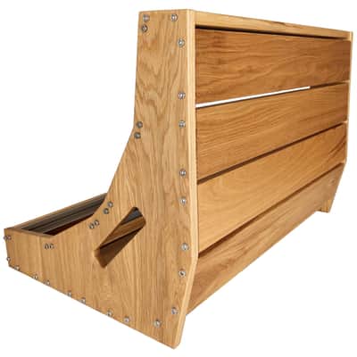 13U / 126hp Eurorack case VITA-slim • Rails + Threaded strips / Oak / Unpowered image 9