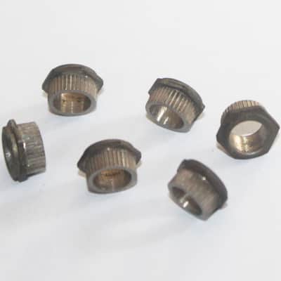 Vintage 1949 Gibson Kluson Hexagon ferrules Hex Bushing Set 1940's 1950's image 3