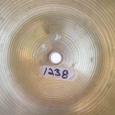 Avedis Zildjian 14" Cymbal 1960s  New Beat Hi Hat Bottom ?  1238 Grams "Good" Condition image 11