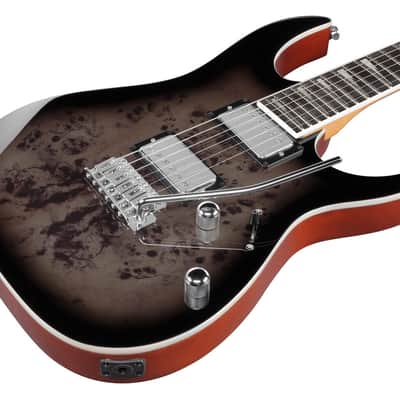 Ibanez GIO RG 6 String Electric Guitar - Brown Black Burst (GRG220PA1BKB) image 9