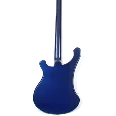 1987 Rickenbacker 4003 5 String Fretless Midnight Blue SUPER RARE! image 5