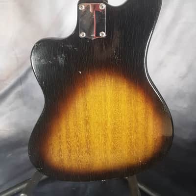Zenon Vintage, Rare, Model ES70 Electric Guitar, Made in Japan 1965, Tobacco Burst image 4