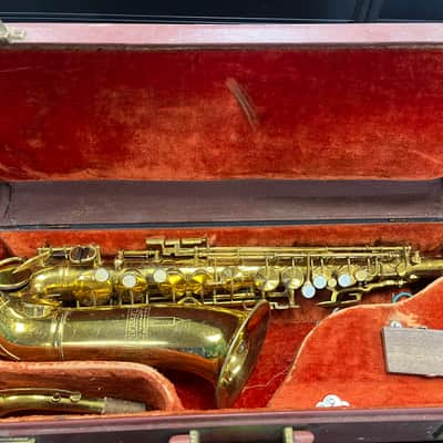 H.N. White Cleveland Alto Saxophone 1955 - Brass Lacquer image 1