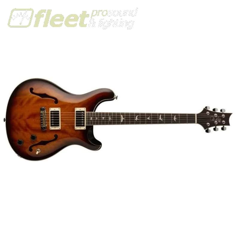 PRS SE Hollowbody Standard McCarty Tobacco Sunburst electric guitar — full view
