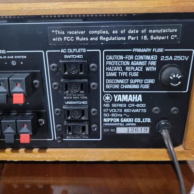 Immagine Yamaha CR-600 Receiver RECAPPED AND SERVICED! - 10