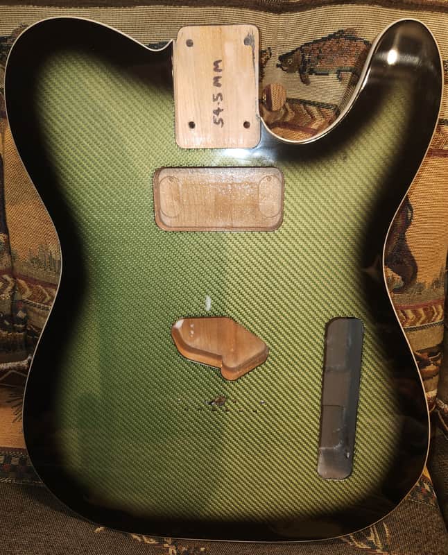 New Unscathed Telecaster Style Guitar Body Fiberglass Top image 1