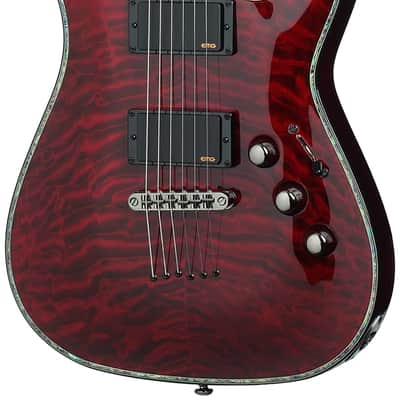 Schecter Hellraiser C-1 Black Cherry image 1