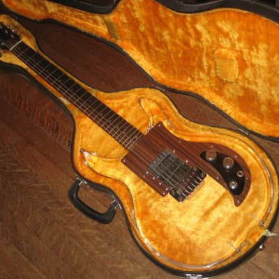 Univox Lucy UHS-1 Lucite Guitar Vintage MIJ Matsumoku, Ampeg Dan Armstrong Copy, Worldwide Shipping image 1
