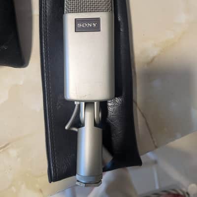 Sony C-48 Condenser Microphone 1990s - Silver image 2